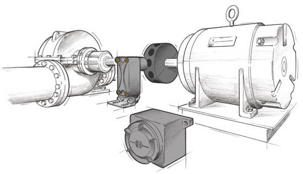 Adjustable Speed Switch on Industrial Pump Application