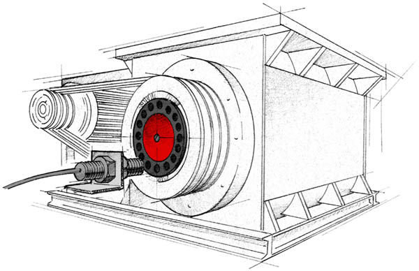 Zero Speed Switch Monitoring Rotary Airlock