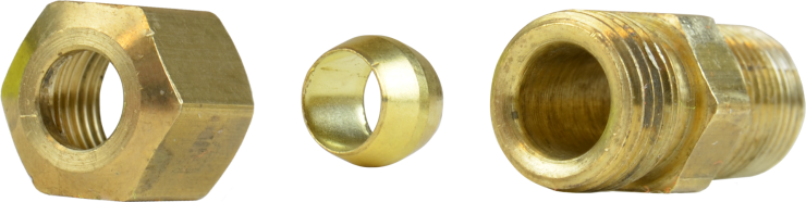 Brass Male Compression Fitting .125 NPT.png